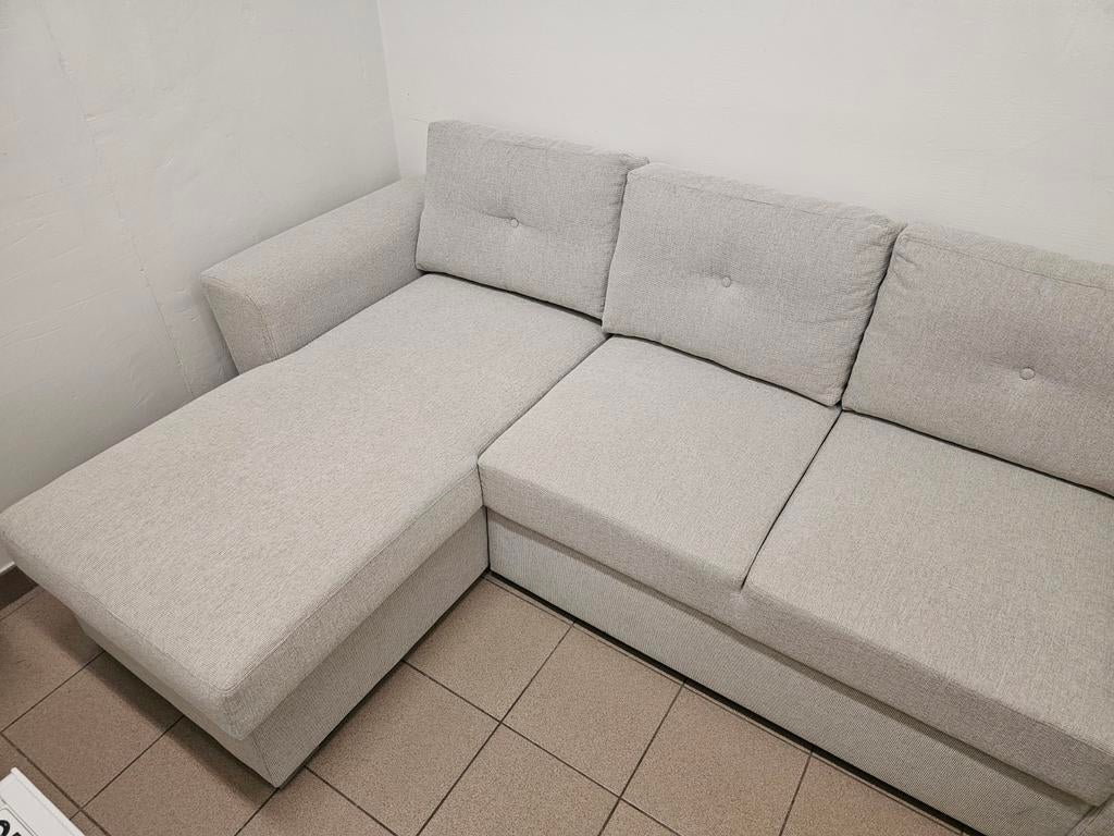 Zetelbed - NIEUW - Zandkleur, Ophalen, Nieuw, Stof