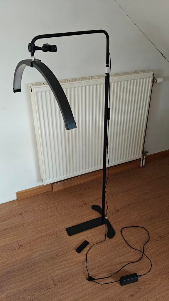 Moonlight LED vloerlamp zwart, Ophalen