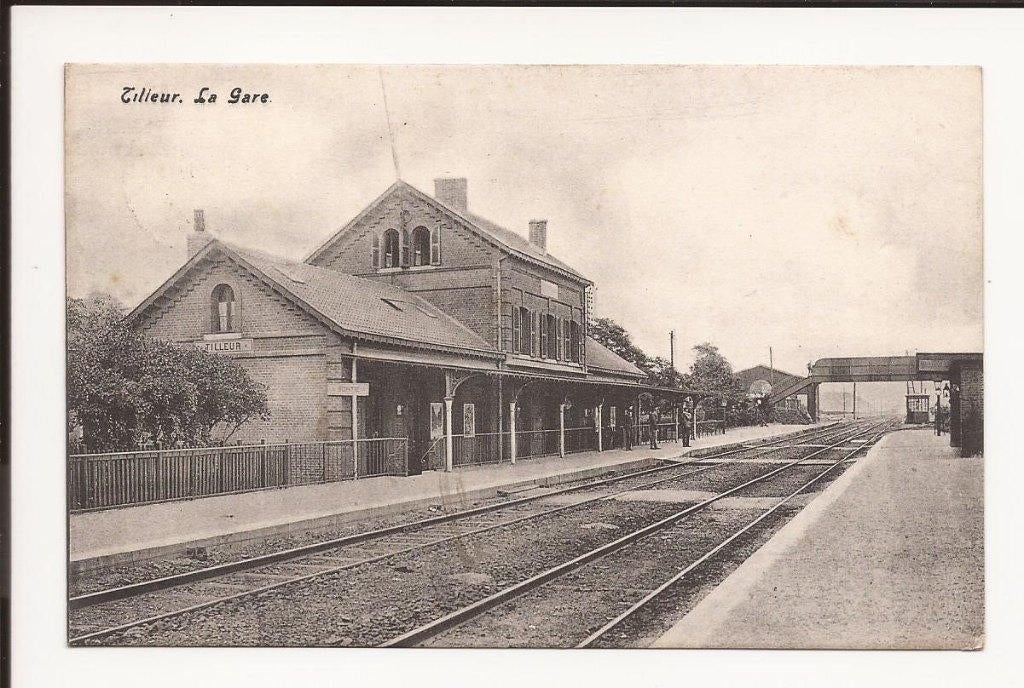 Tilleur la  gare 1909, Envoi, Avant 1920, Affranchie