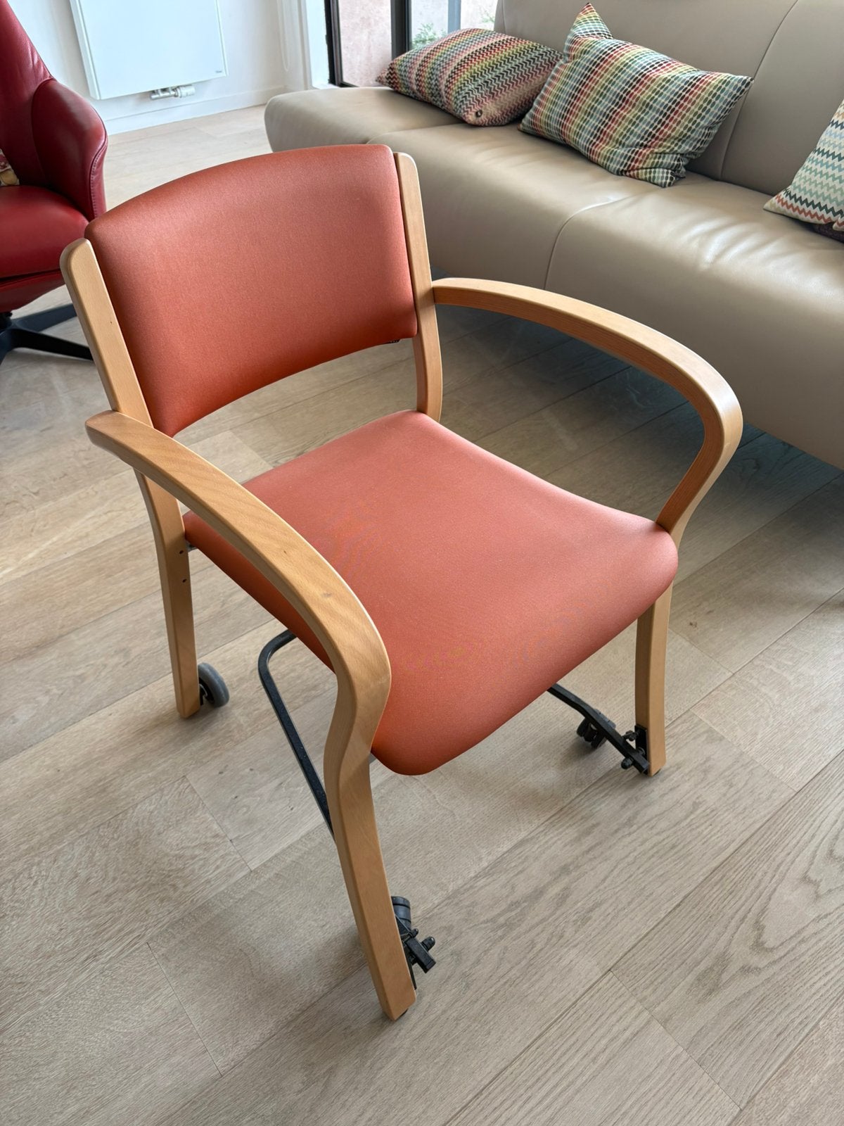 Kantelstoel met wielen, Autres couleurs, Comme neuf, Synthétique, Enlèvement
