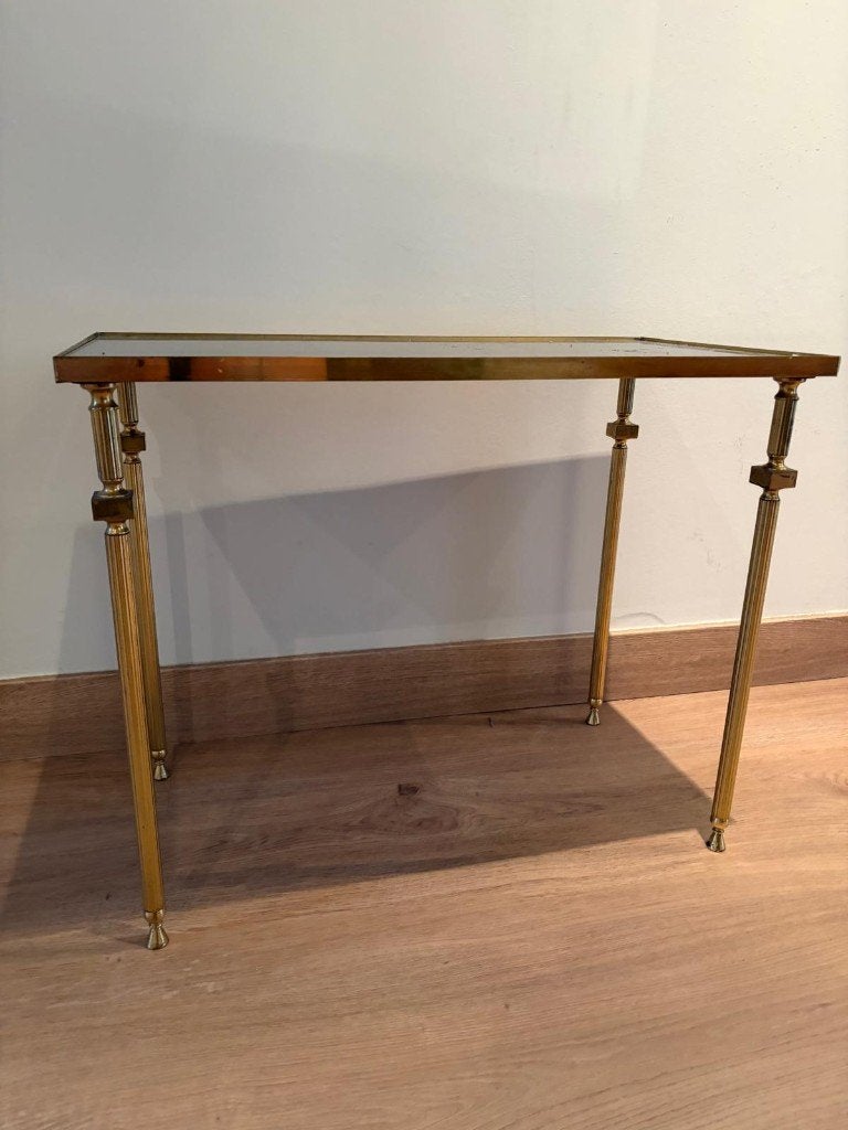 Vintage bijzettafeltje, Ophalen, Minder dan 45 cm, Minder dan 55 cm, Gebruikt
