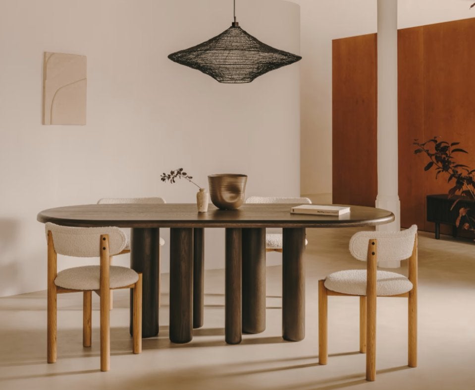 Table à manger ovale - Kave home - neuve, Neuf, 100 à 150 cm, Enlèvement, Autres matériaux