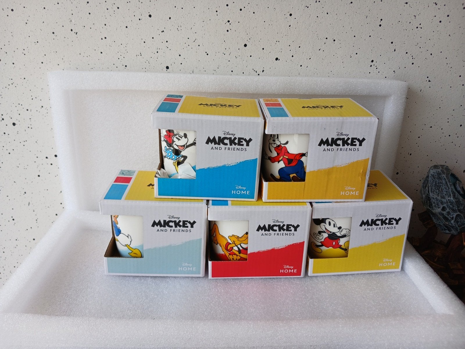 Disney Home Mickey and Friends Mokken Set (5 stuks) - Nieuw, Ophalen of Verzenden, Mickey Mouse, Nieuw, Servies