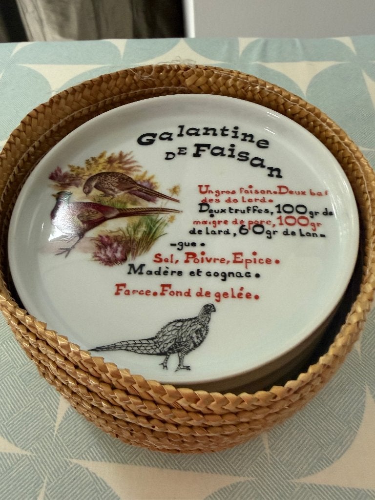 Lot d'assiettes vintage en porcelaine, Ophalen, Porselein, Vintage