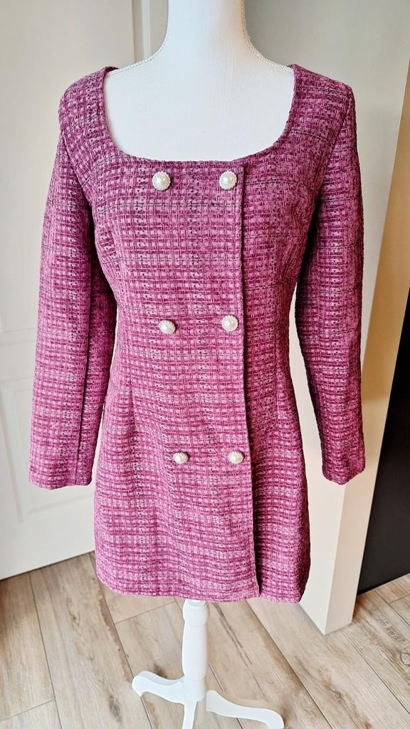 Blazer jasje bordeaux lila maat 38, Shein, Ophalen of Verzenden, Maat 38/40 (M), Jasje