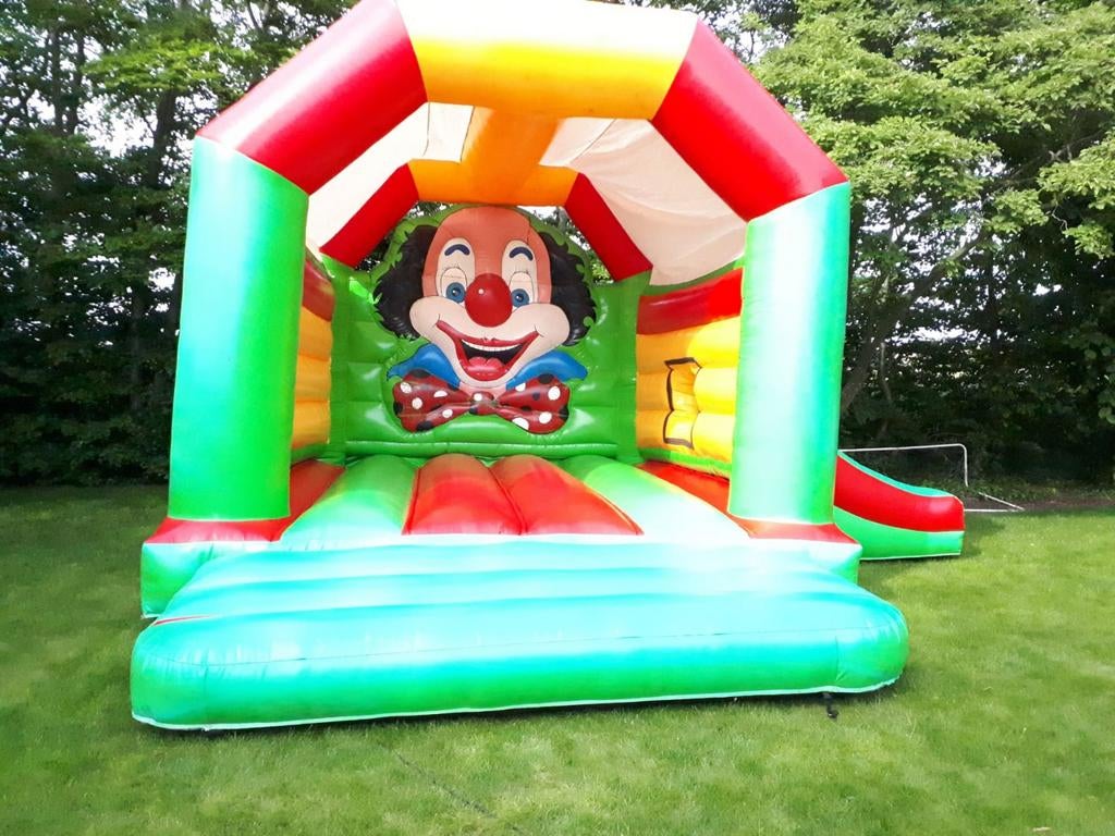 Springkasteel met glijbaan, Ophalen