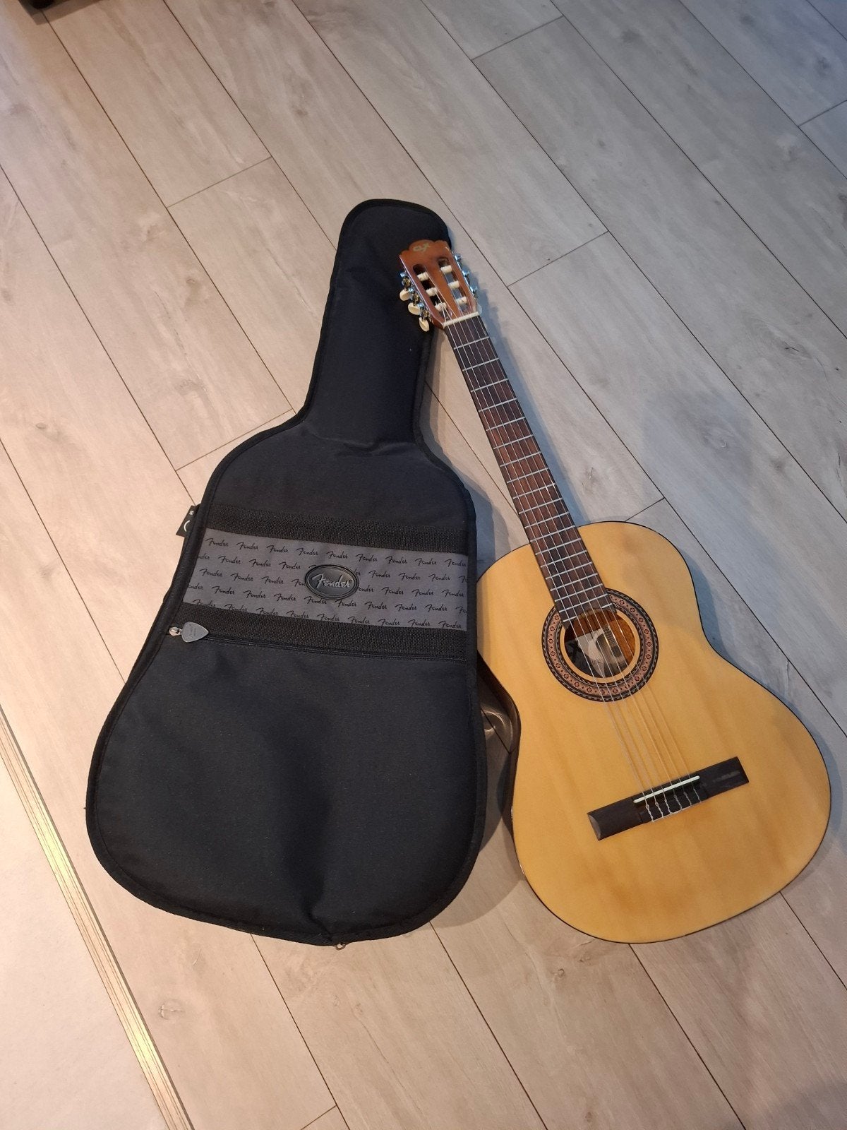 CLX Calista 44 klassieke gitaar - incl. Fender tuner en tas, Ophalen, Zo goed als nieuw, Klassieke of Spaanse gitaar