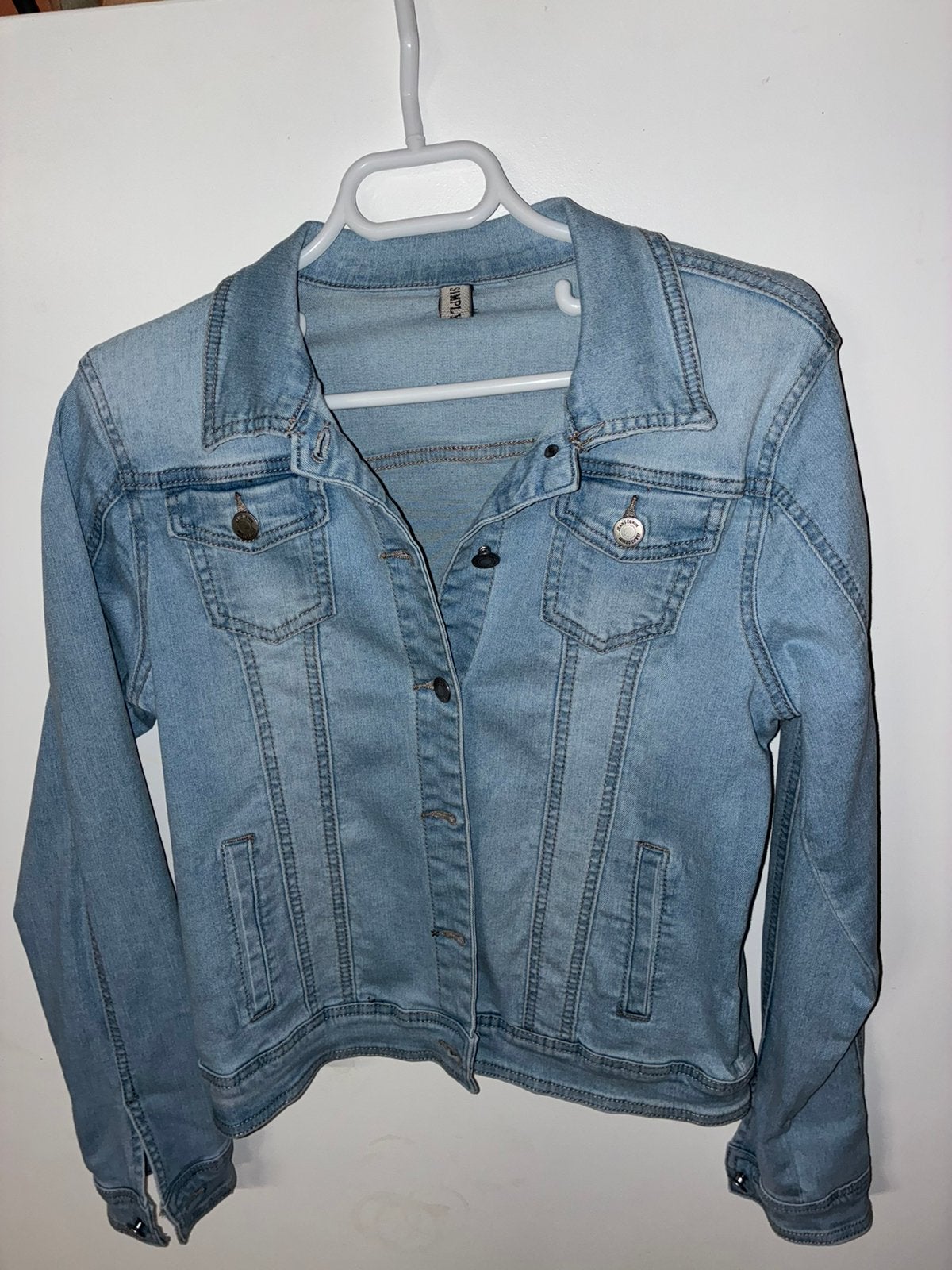 Jeans vest dames, Ophalen of Verzenden, Zo goed als nieuw, Maat 38/40 (M), Blauw