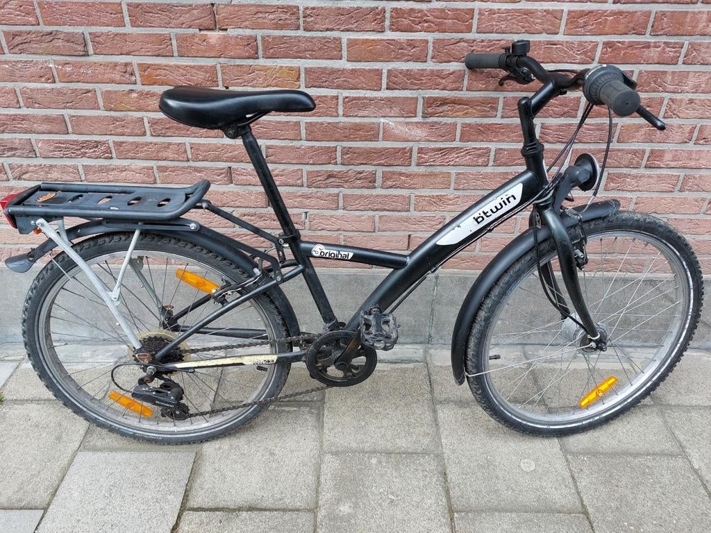 Jongensfiets B'twin 24 inch, Fietsen en Brommers, Ophalen, 24 inch, Velgrem, Versnellingen