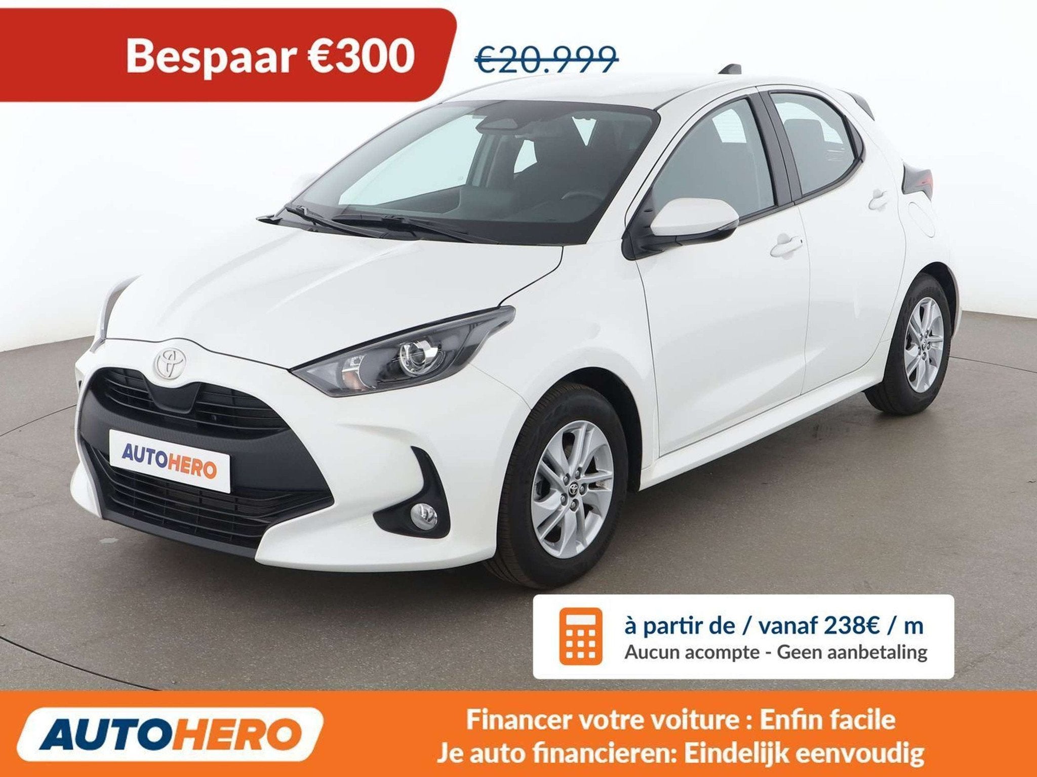 Toyota Yaris 1.5 Hybrid Active (automatique), Achat, 116 ch, Noir, 5 portes