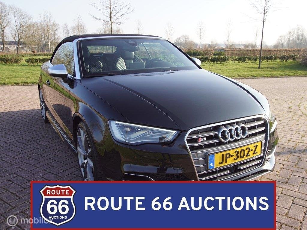 Audi S3 Cabriolet | 2015 | Route 66 Auctions, Auto's, S3, Gebruikt, Zwart, Bedrijf