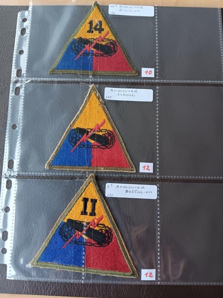 us ww2 patches, Enlèvement ou Envoi