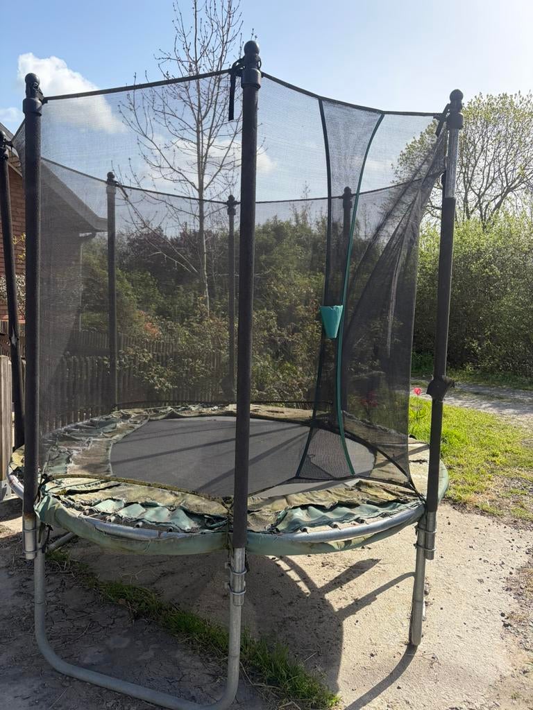 Trampoline dia 240cm, Ophalen, Zo goed als nieuw