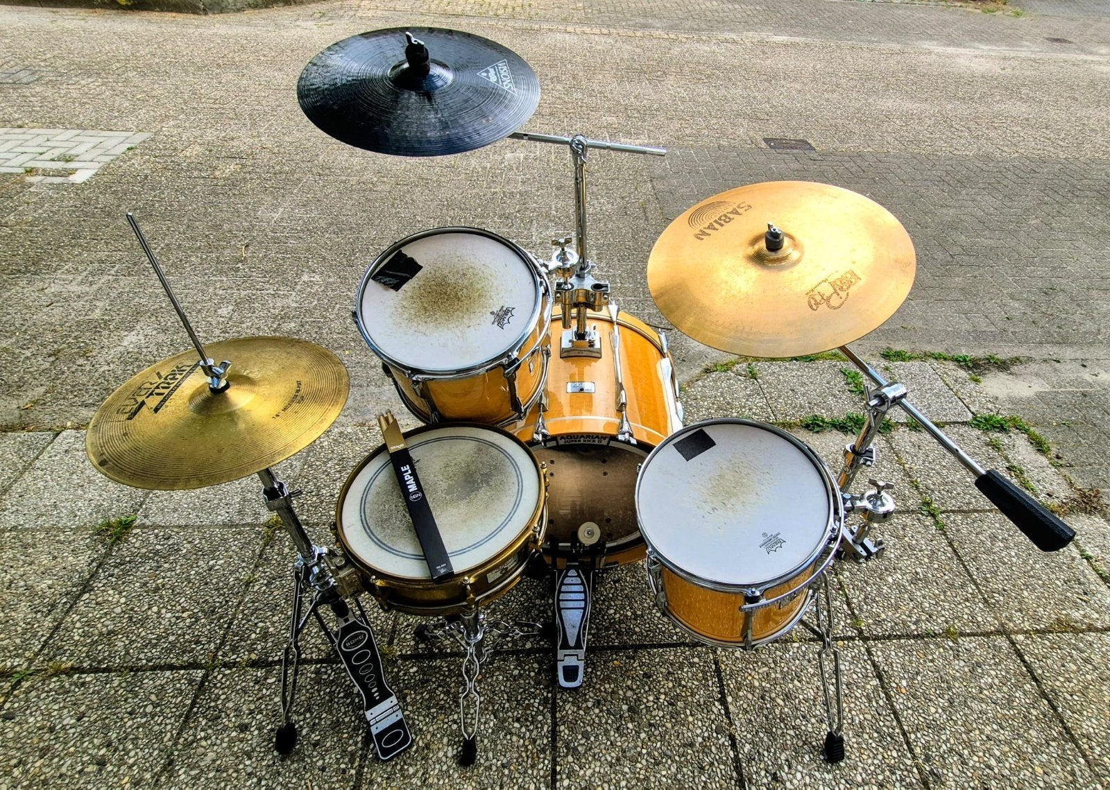 Adams 6000 drum. Incl. hardware en cymbalen, Muziek en Instrumenten, Ophalen, Gebruikt, Overige merken
