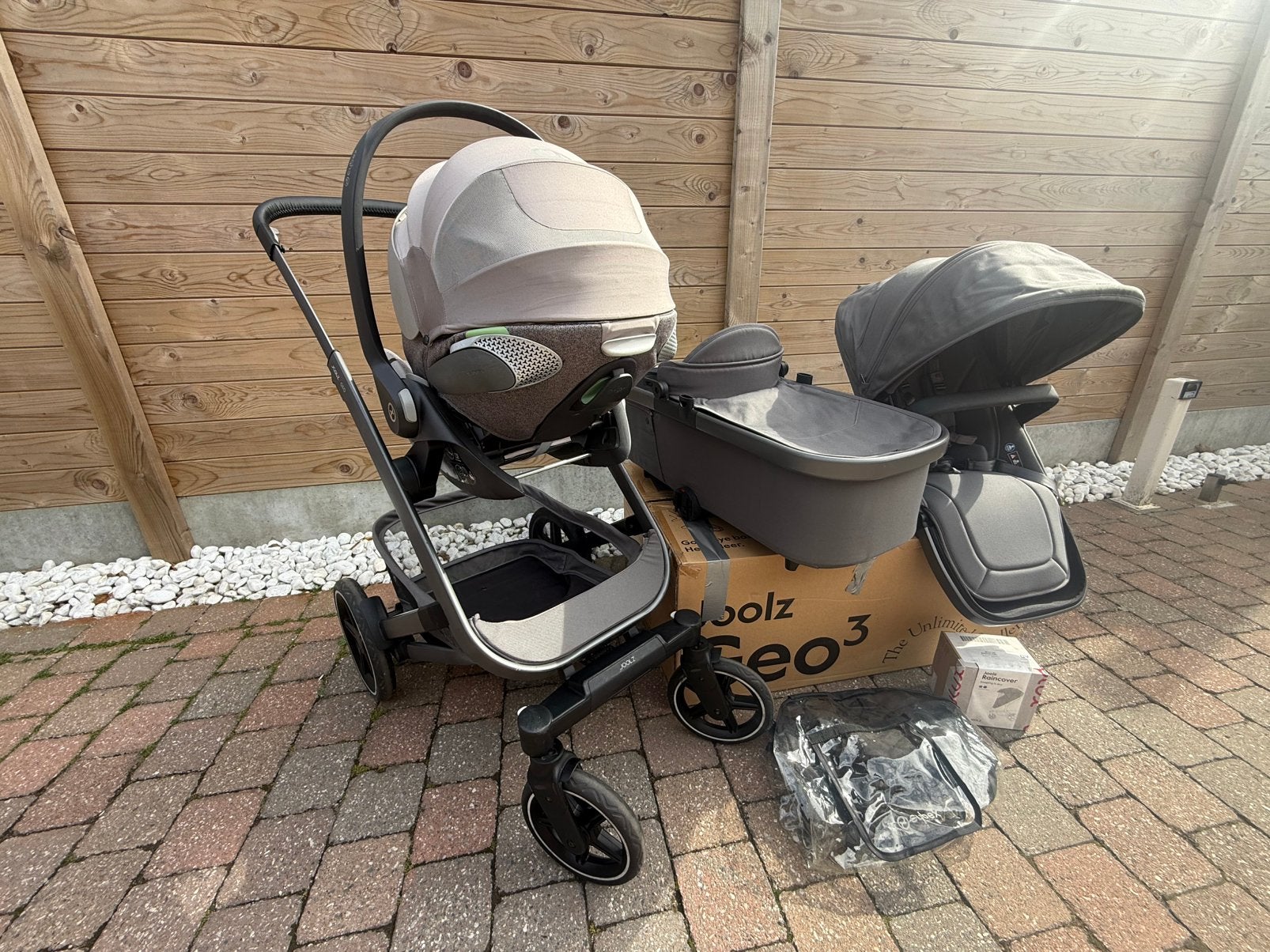 Joolz Geo 3 kinderwagen, wieg, kinderzitje,cybex autostoel, Kinderen en Baby's, Duowagen, Zo goed als nieuw, Combiwagen, Ophalen