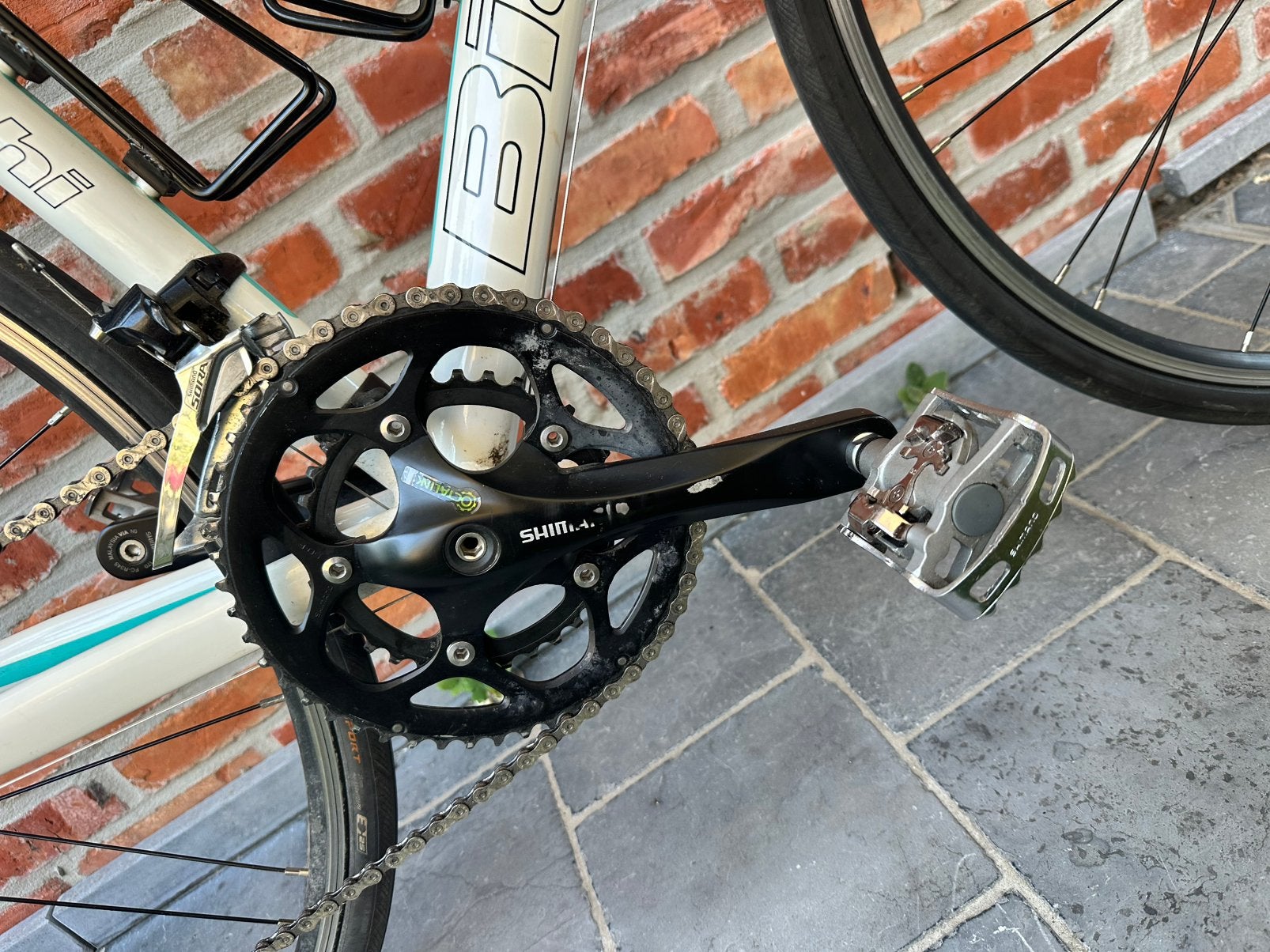 Koersfiets Bianchi Via Nirone 7, Gebruikt, Velgrem, Aluminium, 49 tot 53 cm