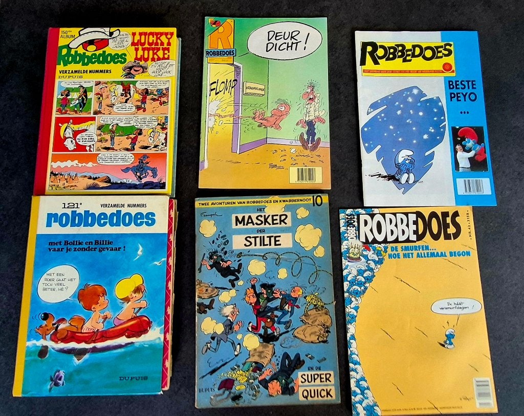 lot Robbedoes eerste druk, Boeken, Gelezen, Ophalen of Verzenden, Meerdere stripboeken, Diverse Auteurs