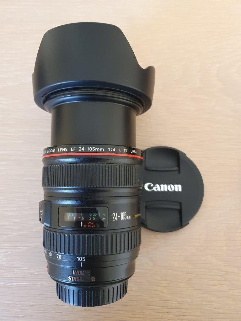 Objectif CANON EF 24-105 1:4 L IS USM, TV, Hi-fi & Vidéo, Photo | Lentilles & Objectifs, Comme neuf, Enlèvement ou Envoi