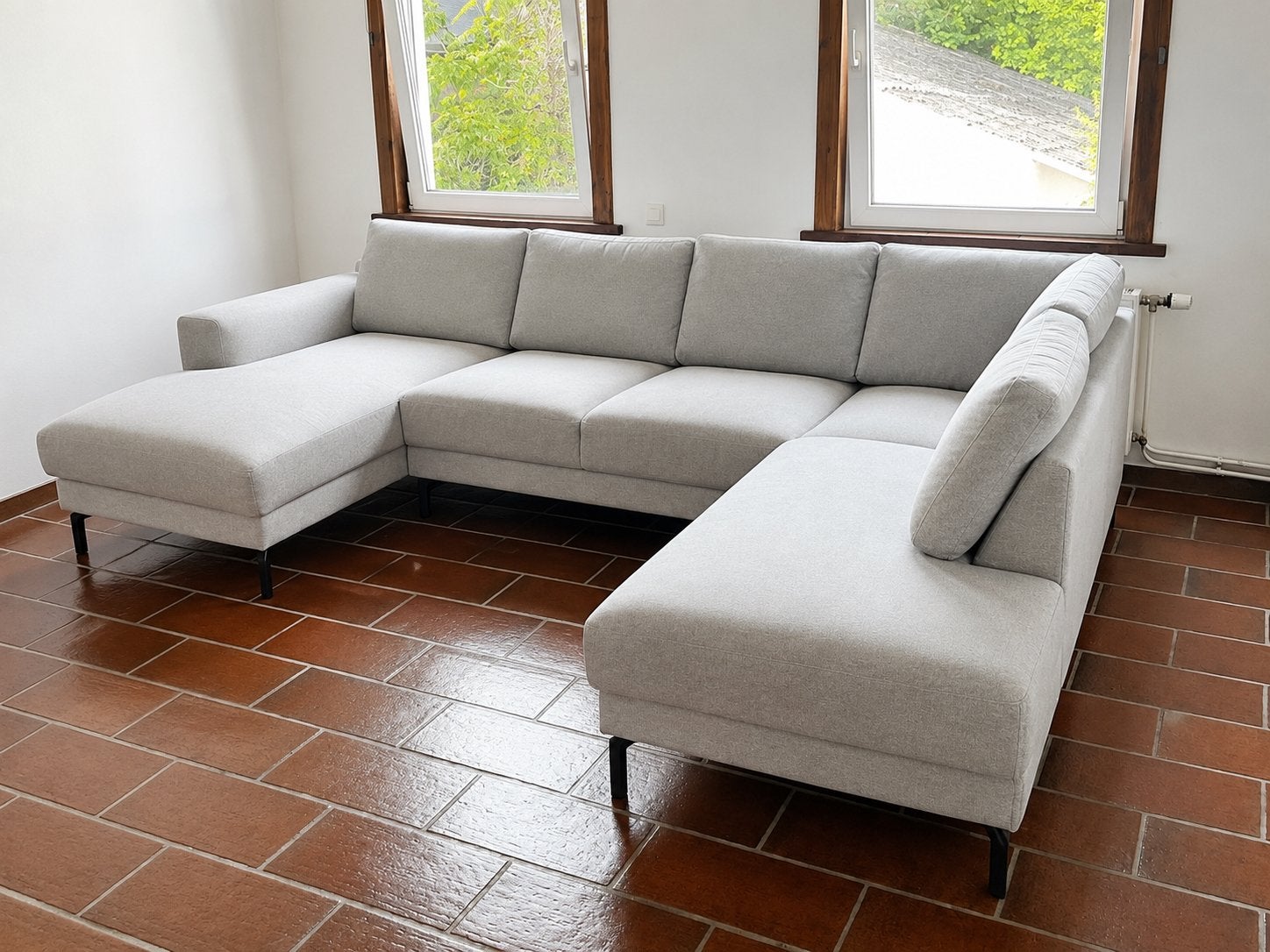Canapé en U, Maison & Meubles, Enlèvement, Utilisé, Tissus
