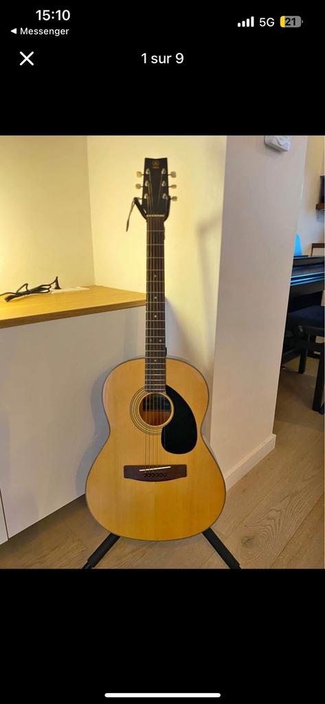 Guitare Yamaha Vintage 1970, Musique & Instruments, Instruments à corde | Guitares | Acoustiques, Comme neuf, Enlèvement