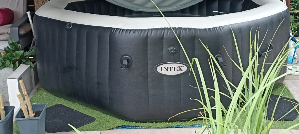 Opblaasbare Intex pure spa jacuzzi, Jardin & Terrasse, Bains à remous et Spas, Enlèvement, Utilisé, Pompe, Gonflable