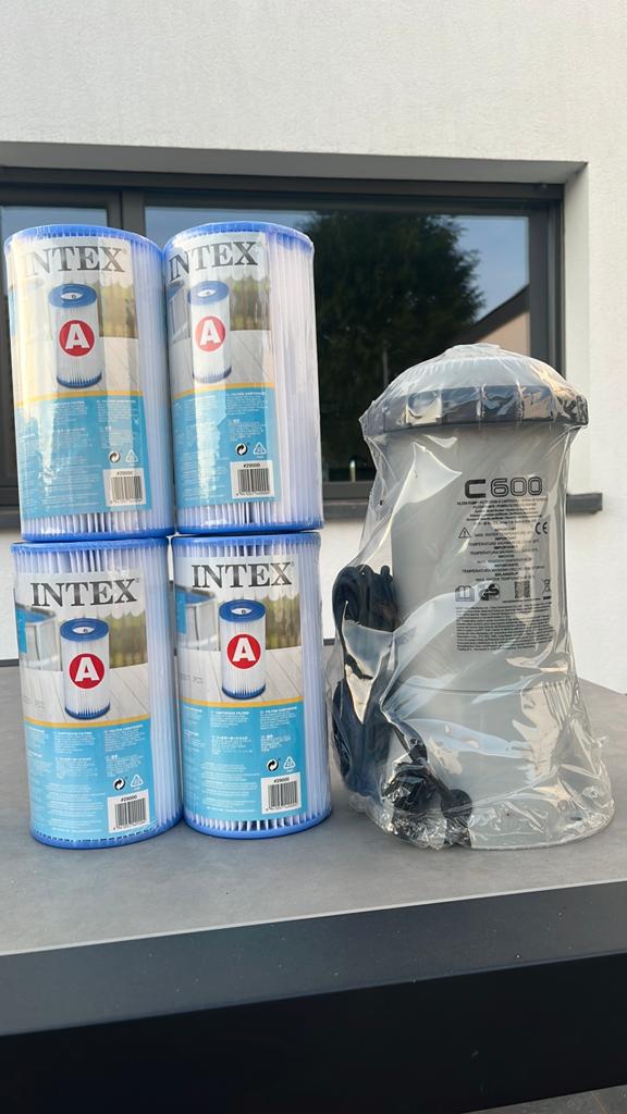 Zwembad filter c600 en 4 filters splinternieuw, Tuin en Terras, Zwembad-toebehoren, Ophalen, Filter
