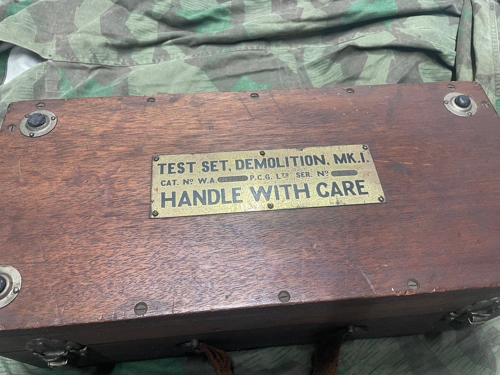 1942 UK WD Demolition tester, Enlèvement