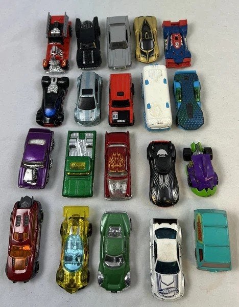 Hot Wheels 20x die-cast auto's metaal verzameling Mattel, Kinderen en Baby's, Speelgoed |Speelgoedvoertuigen, Verzenden, Zo goed als nieuw