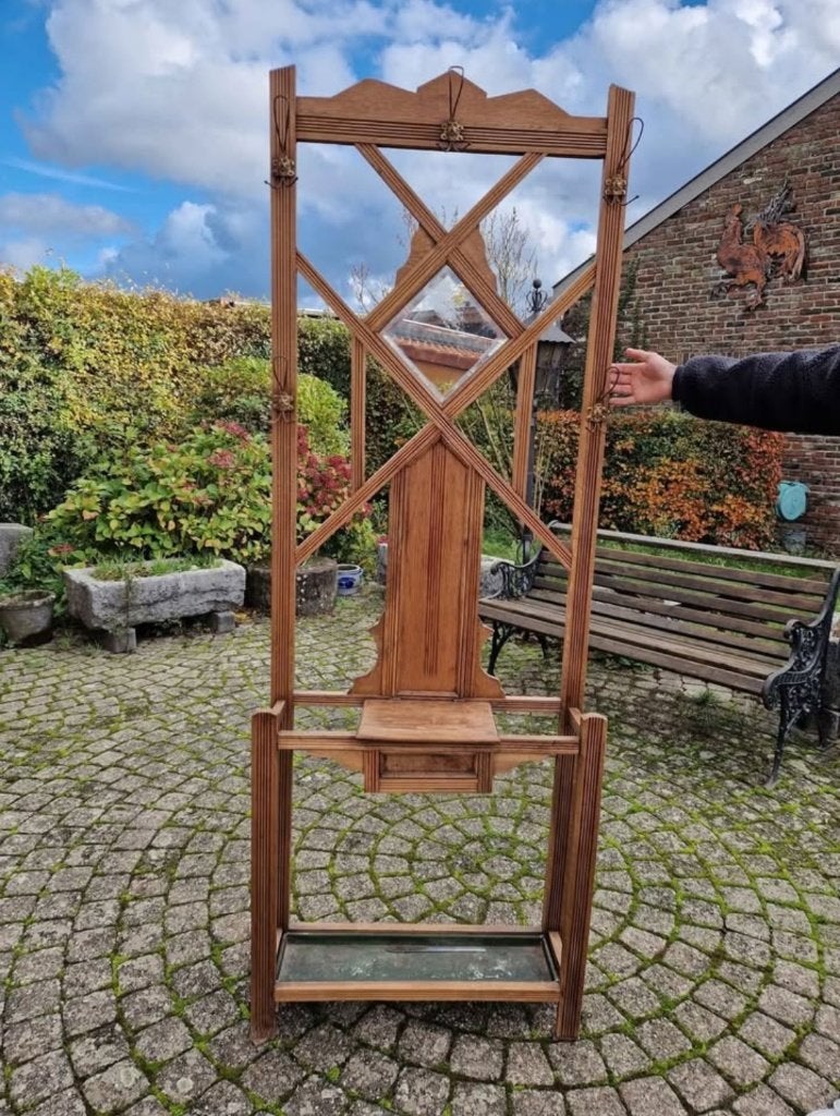 Porte-manteau debout, Enlèvement, Utilisé, 200 cm ou plus, Bois