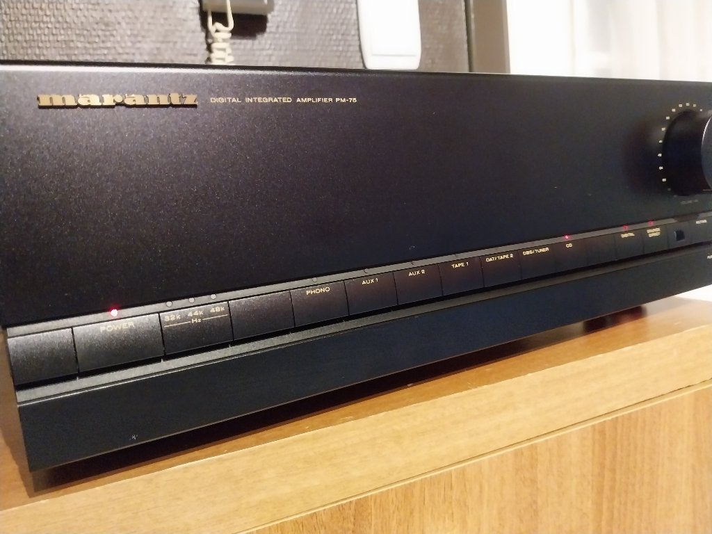 Marantz PM-75   2 x 100Watts  + DAC TDA1541A - Single Crown, TV, Hi-fi & Vidéo, Amplificateurs & Ampli-syntoniseurs, Marantz, Comme neuf