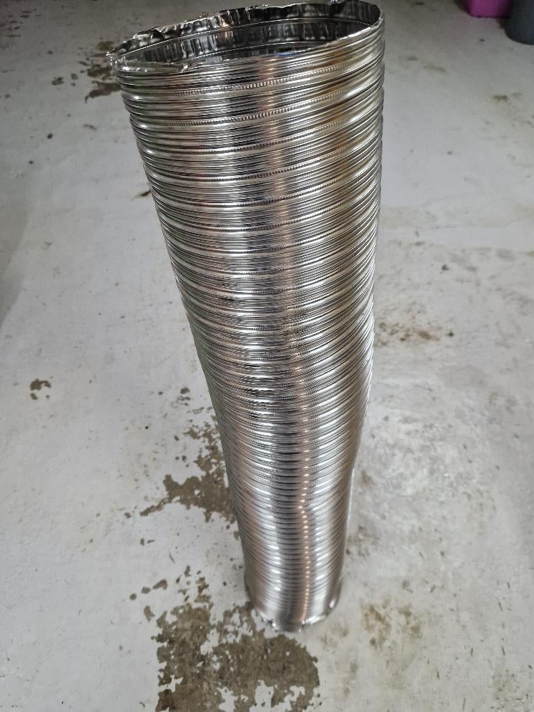 Tuyau de poêle flexible 180 mm, Enlèvement, Neuf, Inox