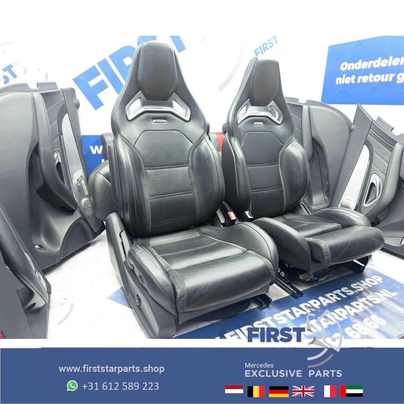 W205 C63 AMG interieur Mercedes SCHAALSTOELEN C63S stoelen C, Auto-onderdelen, Gebruikt, -, Ophalen of Verzenden, -