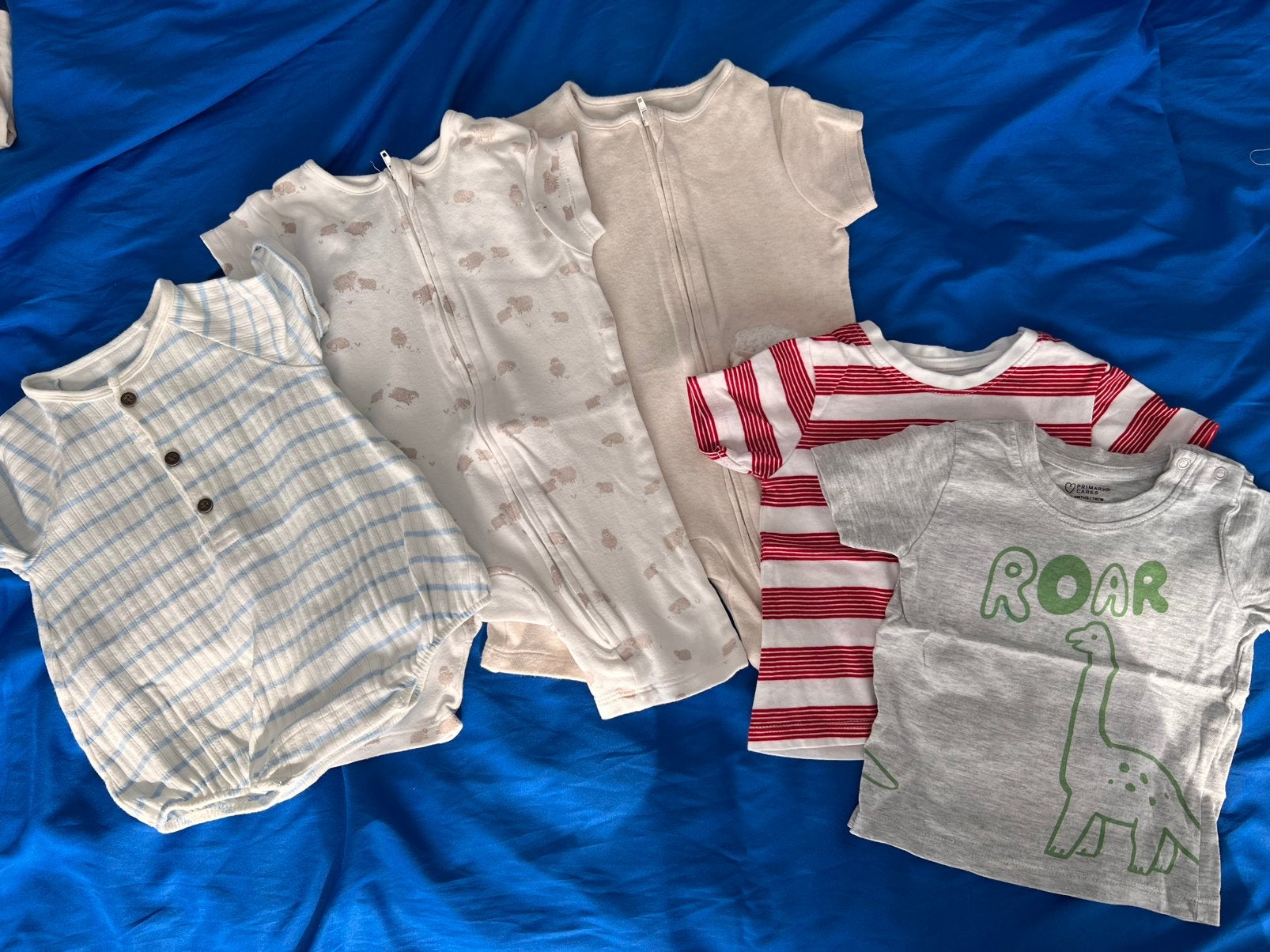 Vêtements d'été pour bébés tailles 62-74, Enlèvement, Comme neuf, Taille 62