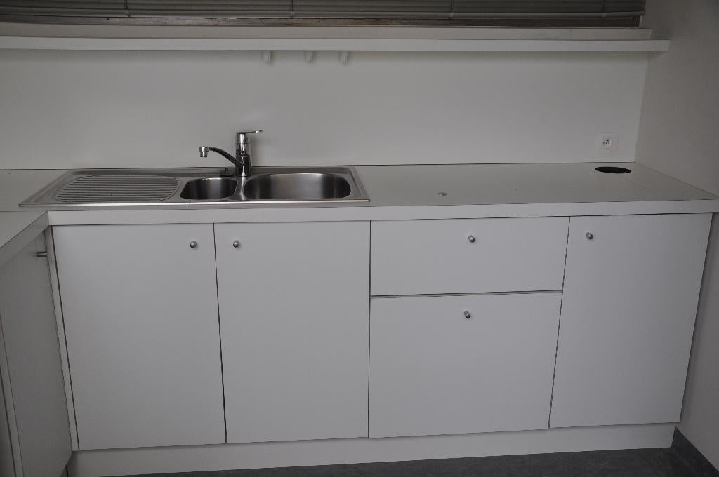 keuken, Huis en Inrichting, Ophalen, Overige materialen, Wit, Hoekkeuken