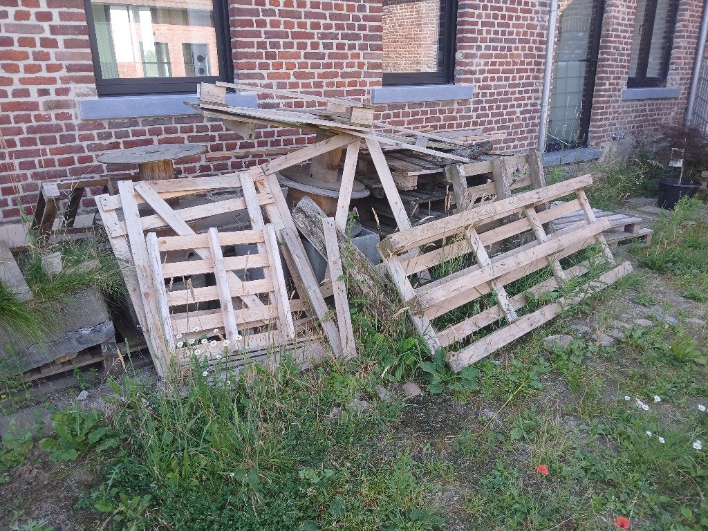 Gratis paletten, Tuin en Terras, Brandhout, Ophalen