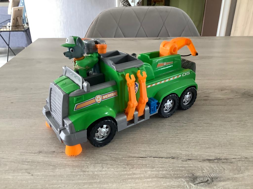 Camion de recyclage Total Team Rescue de Paw Patrol Rocky, Enlèvement ou Envoi, Comme neuf