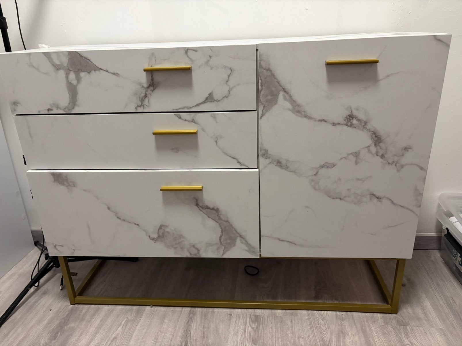 Armoire effet marbre, Maison & Meubles, Armoires | Armoires à chaussures, Enlèvement ou Envoi, Comme neuf