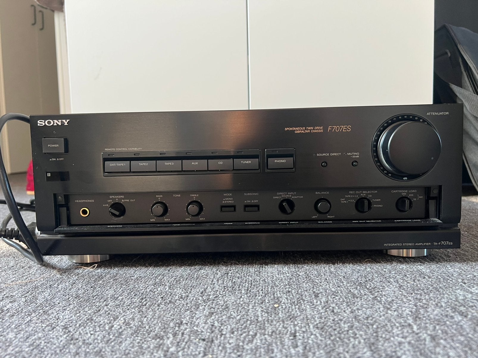 Sony TA-F707ES, Audio, Tv en Foto, Versterkers en Ontvangers, Ophalen, Zo goed als nieuw, Sony