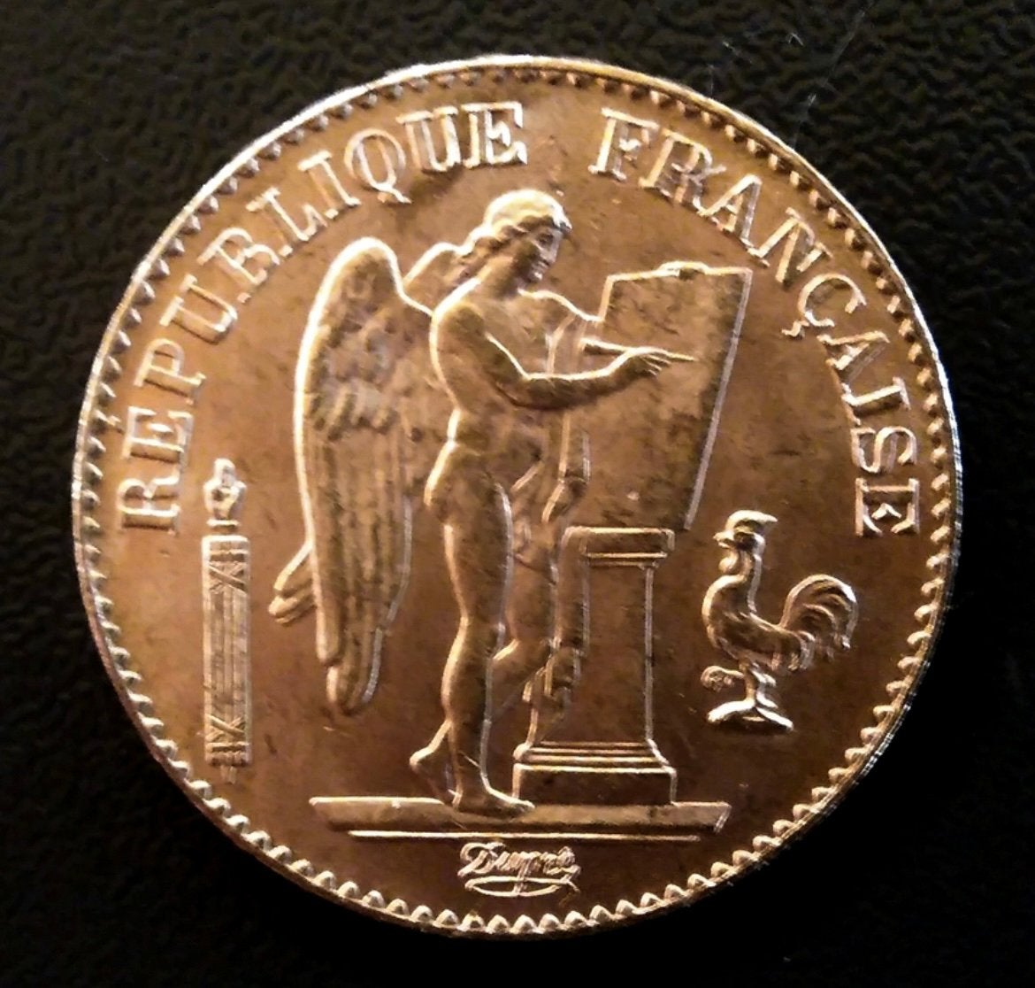 20 Francs OR Genius 1897 A — 3e Republiek Frankrijk, Postzegels en Munten, Edelmetalen en Baren, Ophalen of Verzenden, Goud