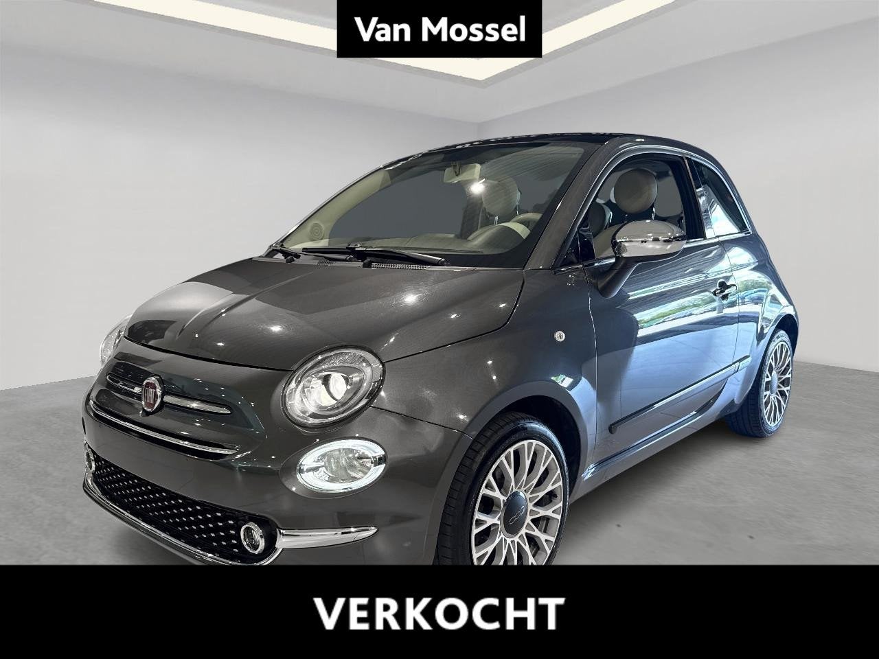 Fiat 500 1.2 8v 69hp Lounge, Auto's, Voorwielaandrijving, 4 zetels, Stof, Gebruikt