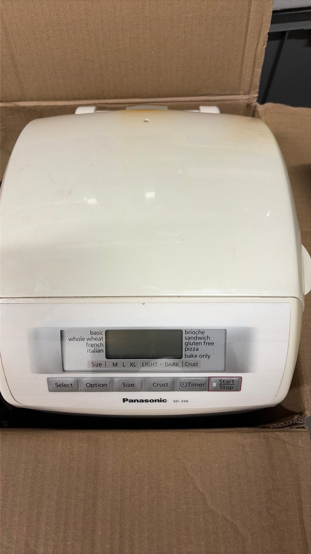 Broodmachine panasonic sd-256, Electroménager, Machines à pain, Enlèvement, Utilisé, Avec minuteur