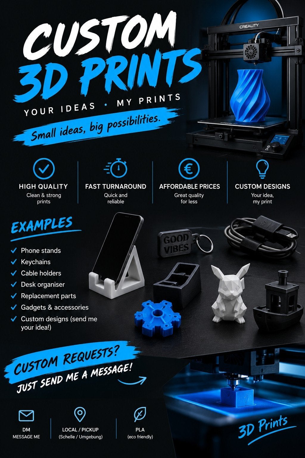 impressions 3D personnalisées, Informatique & Logiciels, Enlèvement ou Envoi