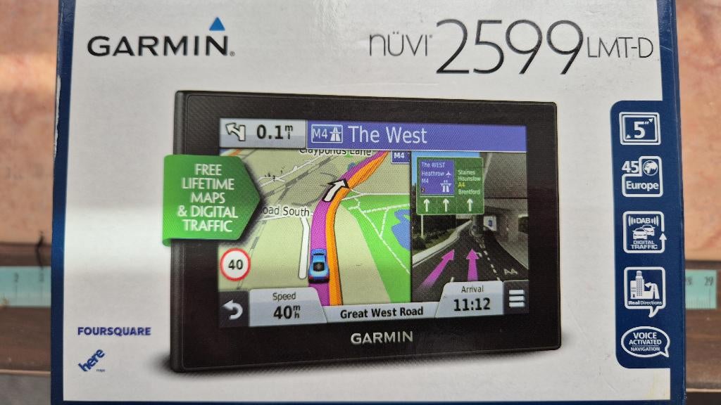 GPS Garmin nuvi 2599 LMT–D ,Platscherm , gps met Bluetooth, Auto diversen, Autonavigatie, Ophalen, Nieuw