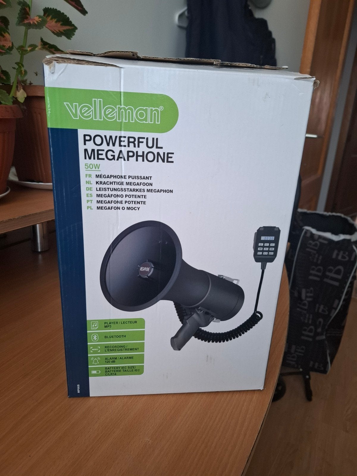 Megaphone Velleman, Ophalen