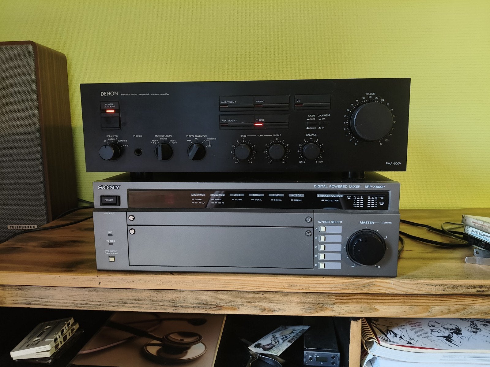 Denon PMA 500v in perfecte staat, Ophalen, Gebruikt, Denon, 60 tot 120 watt