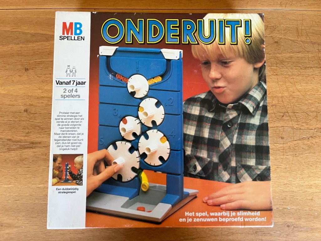 spel Onderuit!, 1 ou 2 joueurs, Enlèvement ou Envoi, Utilisé, MB spellen