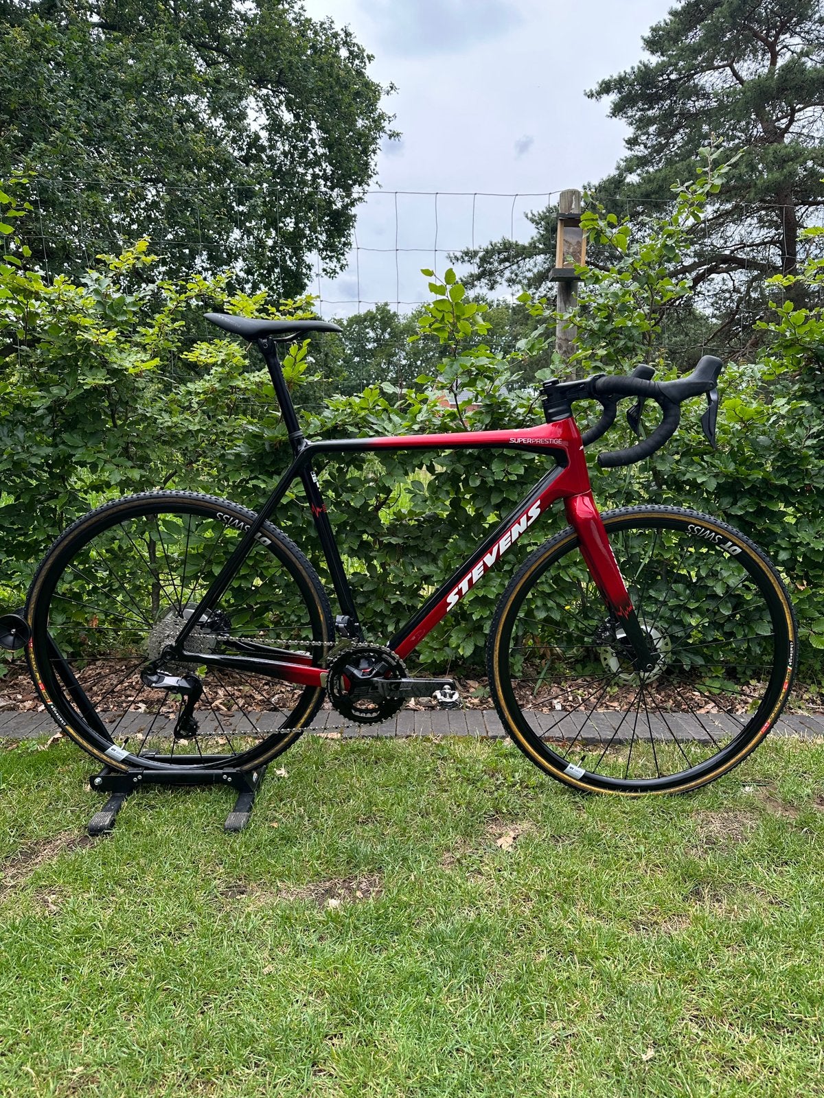 Stevens superprestige, maat 58, Vélos & Vélomoteurs, Vélos | Vélos de course, Comme neuf, Frein à disque, Carbone, Enlèvement