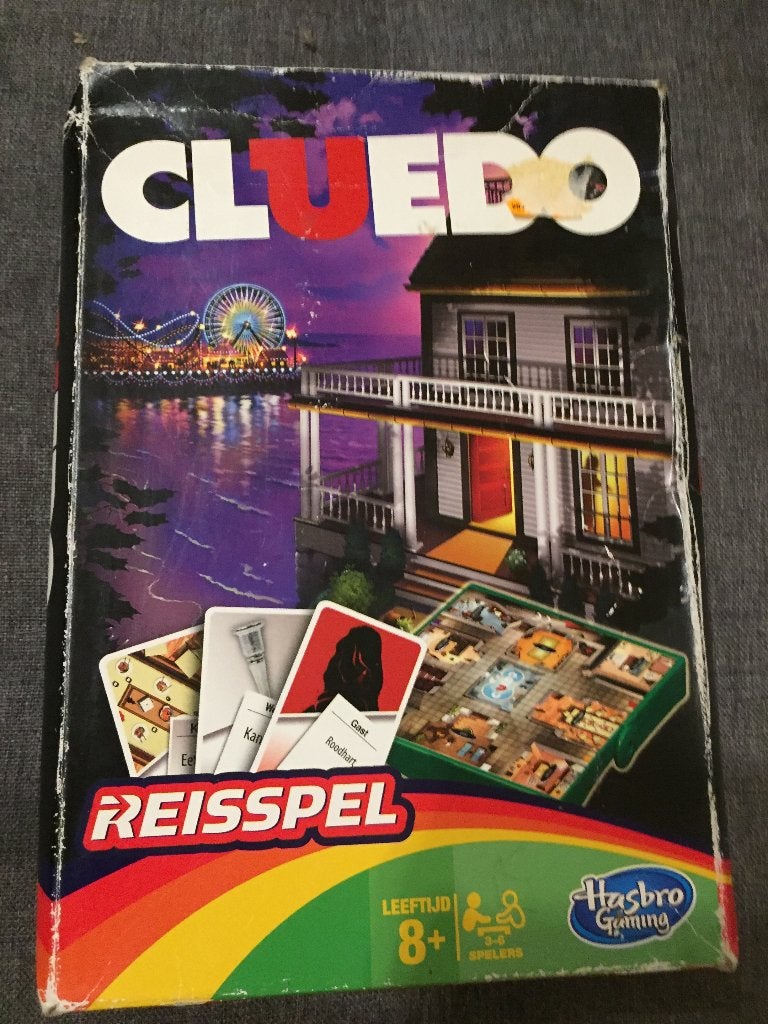 Reis gezelschapsspel Cluedo, Vijf spelers of meer, Ophalen of Verzenden, Gebruikt, HASBRO
