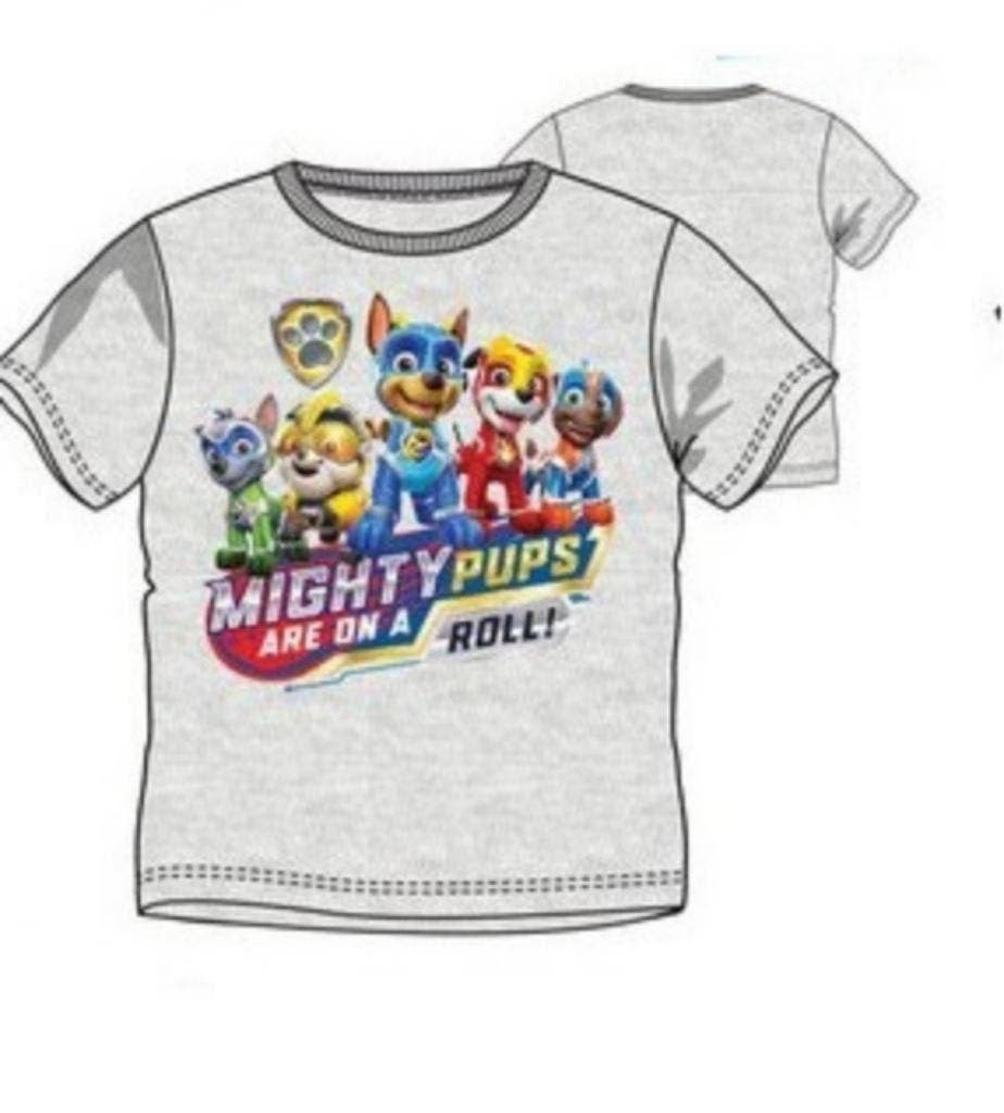 Paw Patrol T-shirt Pups - Grijs - Maat 116 - Katoen, Neuf, Garçon, Enlèvement ou Envoi, Chemise ou À manches longues