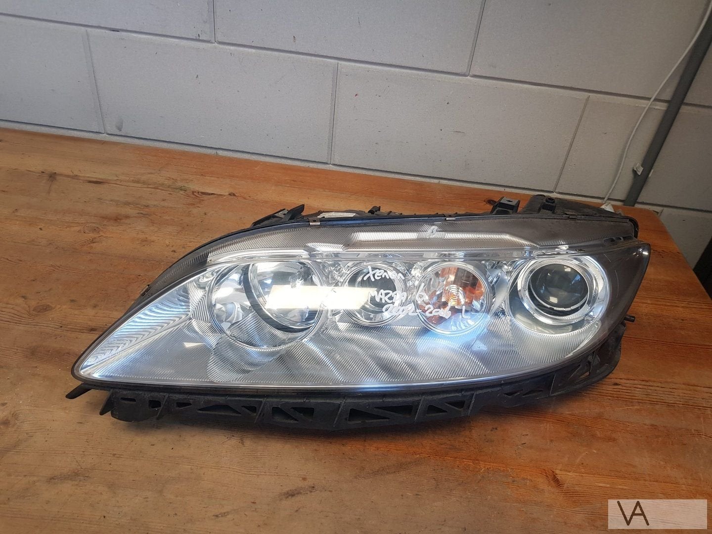 Mazda 6 2002 - 2006 xenon koplamp links met module €50, Gebruikt, -, -, Ophalen of Verzenden